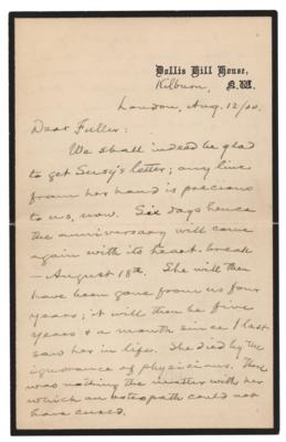 Lot #536 Samuel L. Clemens Autograph Letter Signed