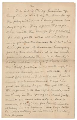 Lot #536 Samuel L. Clemens Autograph Letter Signed - Image 2