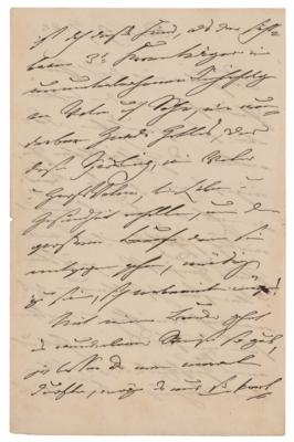 Lot #372 Wilhelm I Autograph Letter Signed - Image 2