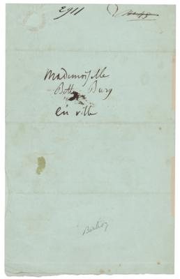 Lot #609 Hector Berlioz Autograph Letter Signed - Image 2
