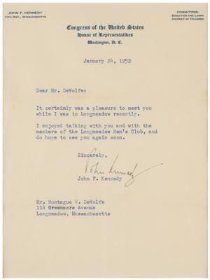 Lot #67 John F. Kennedy Typed Letter Signed - Image 2