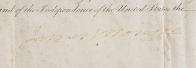 Lot #122 James Monroe Document Signed as President - Image 2