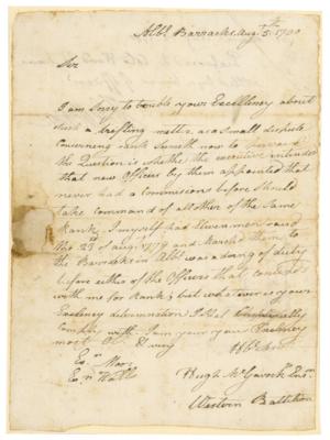 Lot #5 Thomas Jefferson Autograph Endorsement Signed - Image 1