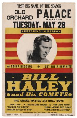 Lot #628 Bill Haley and His Comets Original 1957 Poster