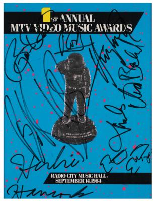 Lot #713 MTV 1st Annual Music Awards Multi-Signed Program (Stewart, Idol, Hancock, and more) - Image 2