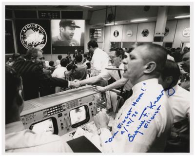 Lot #474 Gene Kranz Signed Photograph