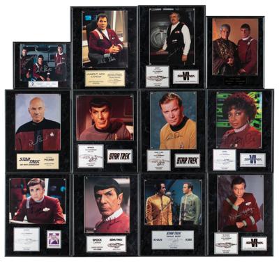 Lot #858 Star Trek Collection of (27) Signed Photograph Displays - Image 1