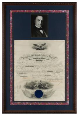 Lot #47 William McKinley Document Signed as