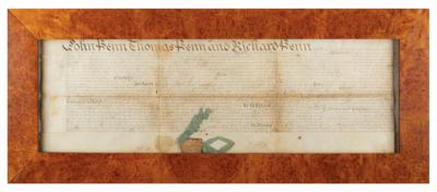 Lot #334 Thomas Penn Document Signed