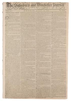 Lot #402 The Edinburgh Advertiser and The Salisbury and Winchester Journal - Image 3
