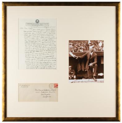 Lot #912 Connie Mack Autograph Letter Signed - Image 1