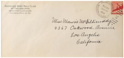 Lot #912 Connie Mack Autograph Letter Signed - Image 3