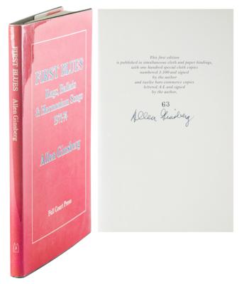 Lot #576 Allen Ginsberg Signed Book