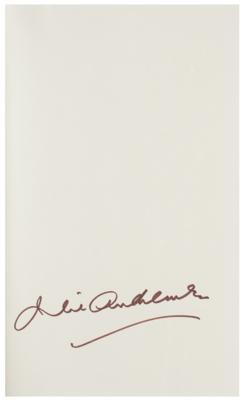 Lot #814 Julie Andrews Signed Book - Image 2