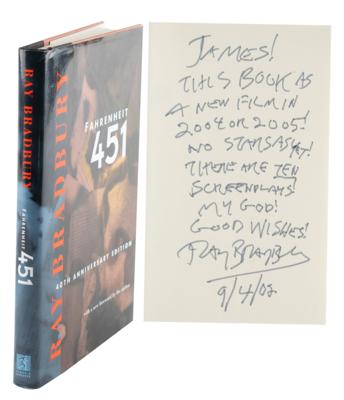 Lot #560 Ray Bradbury Signed Book