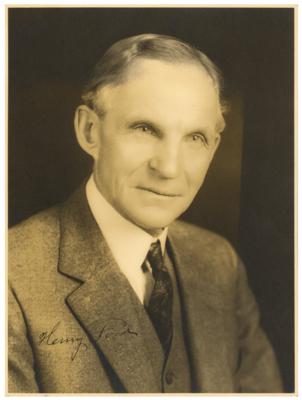 Lot #164 Henry Ford Signed Photograph