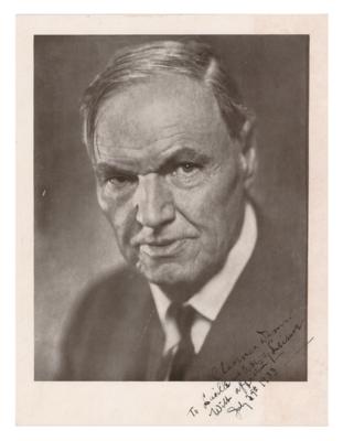 Lot #149 Clarence Darrow Signed Photograph