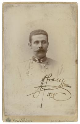 Lot #194 Franz Ferdinand Signed Photograph