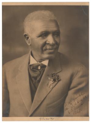 Lot #166 George Washington Carver Signed Photograph