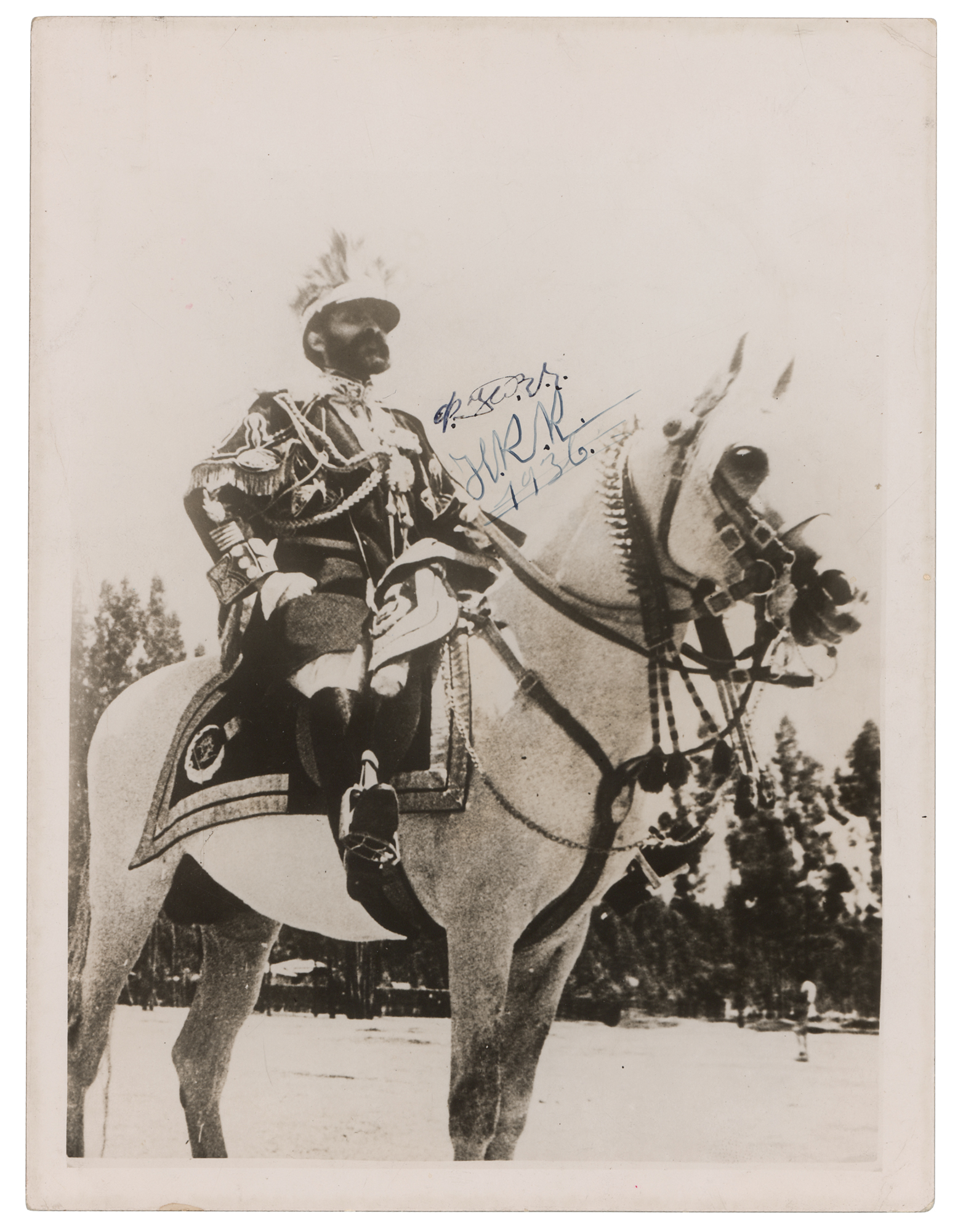 Lot #189 Haile Selassie Signed Photograph