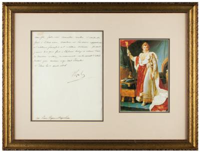 Lot #385 Napoleon Partial Letter Signed