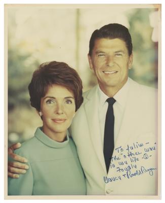 Lot #134 Ronald and Nancy Reagan Signed Photograph - Image 1
