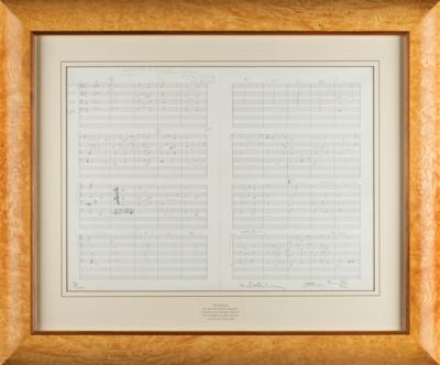 Lot #624 Beatles: Paul McCartney and George Martin Signed Lithograph