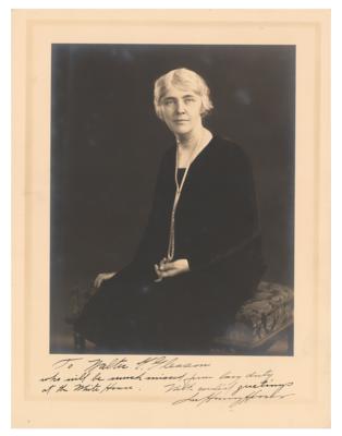 Lot #116 Lou Henry Hoover Signed Photograph