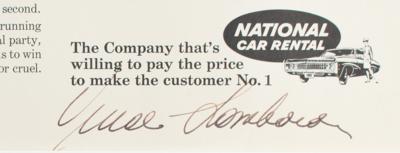 Lot #878 Vince Lombardi Signed Advertisement - Image 3