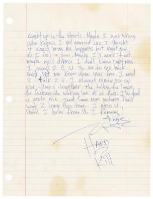 Lot #635 Tupac Shakur Autograph Letter Signed - Image 2