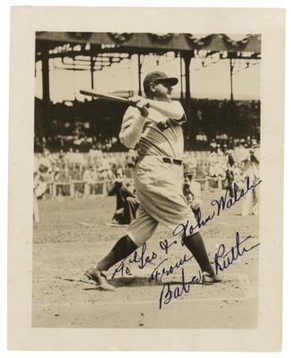 Lot #880 Babe Ruth Signed Photograph