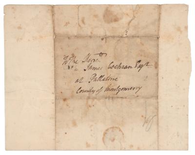 Lot #432 Philip Schuyler Autograph Letter Signed - Image 3