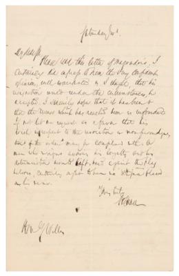 Lot #234 Salmon P. Chase Autograph Letter Signed - Image 1