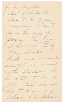 Lot #397 Elizabeth B. Custer Autograph Letter Signed - Image 2