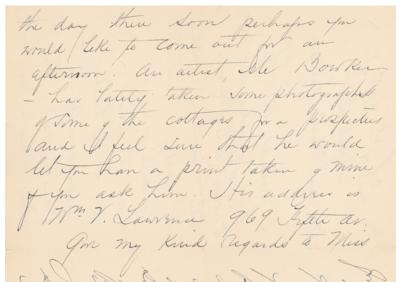 Lot #397 Elizabeth B. Custer Autograph Letter Signed - Image 3