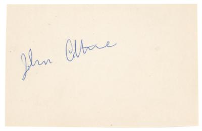 Lot #621 John Coltrane Signature