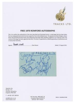 Lot #627 Free Signatures - Image 2