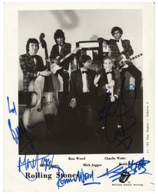 Lot #632 Rolling Stones Signed Photograph