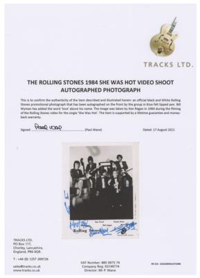 Lot #632 Rolling Stones Signed Photograph - Image 2