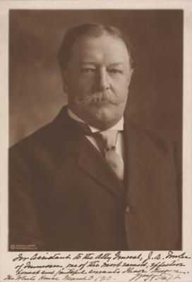 Lot #52 William H. Taft Signed Photograph