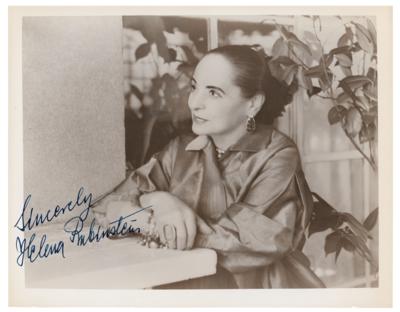Lot #350 Helena Rubinstein Signed Photograph