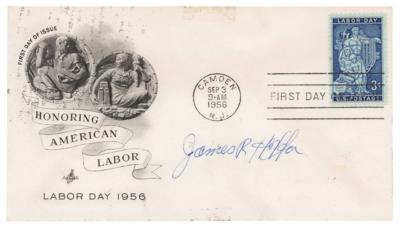 Lot #268 Jimmy Hoffa Signed First Day Cover