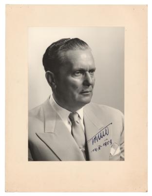 Lot #364 Josip Tito Signed Photograph
