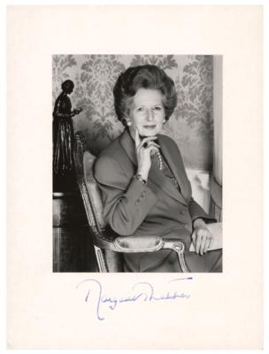 Lot #362 Margaret Thatcher Signed Photograph