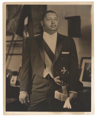 Lot #246 Jean-Claude 'Baby Doc' Duvalier Signed Photograph