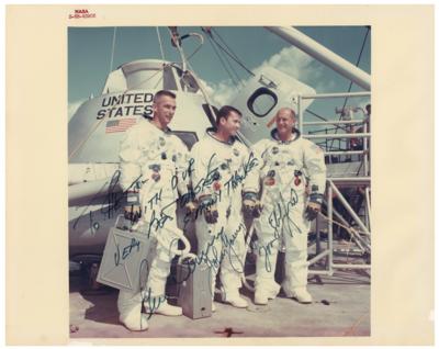 Lot #456 Apollo 10 Signed Photograph
