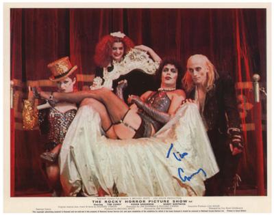 Lot #821 Tim Curry Signed Lobby Card
