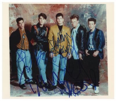 Lot #810 New Kids on the Block Signed Photograph