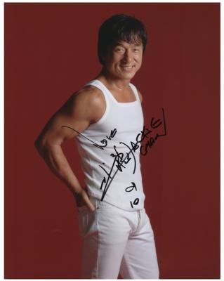Lot #818 Jackie Chan Signed Photograph