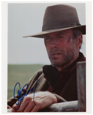 Lot #825 Clint Eastwood Signed Photograph